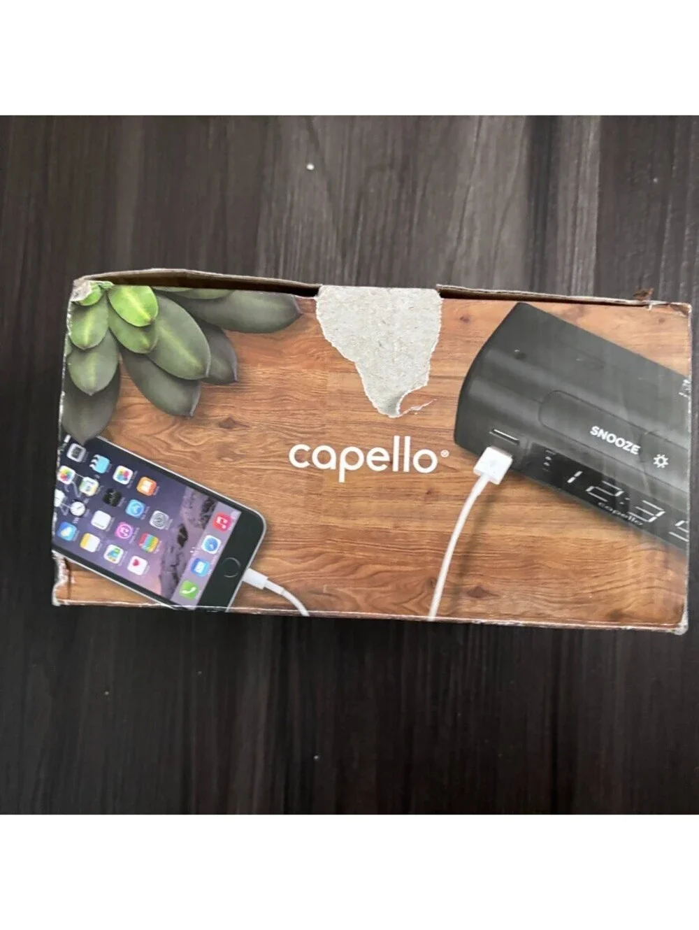 Capello Digital Dual Alarm Clock CA-20A USB Charge Out NEW NIB